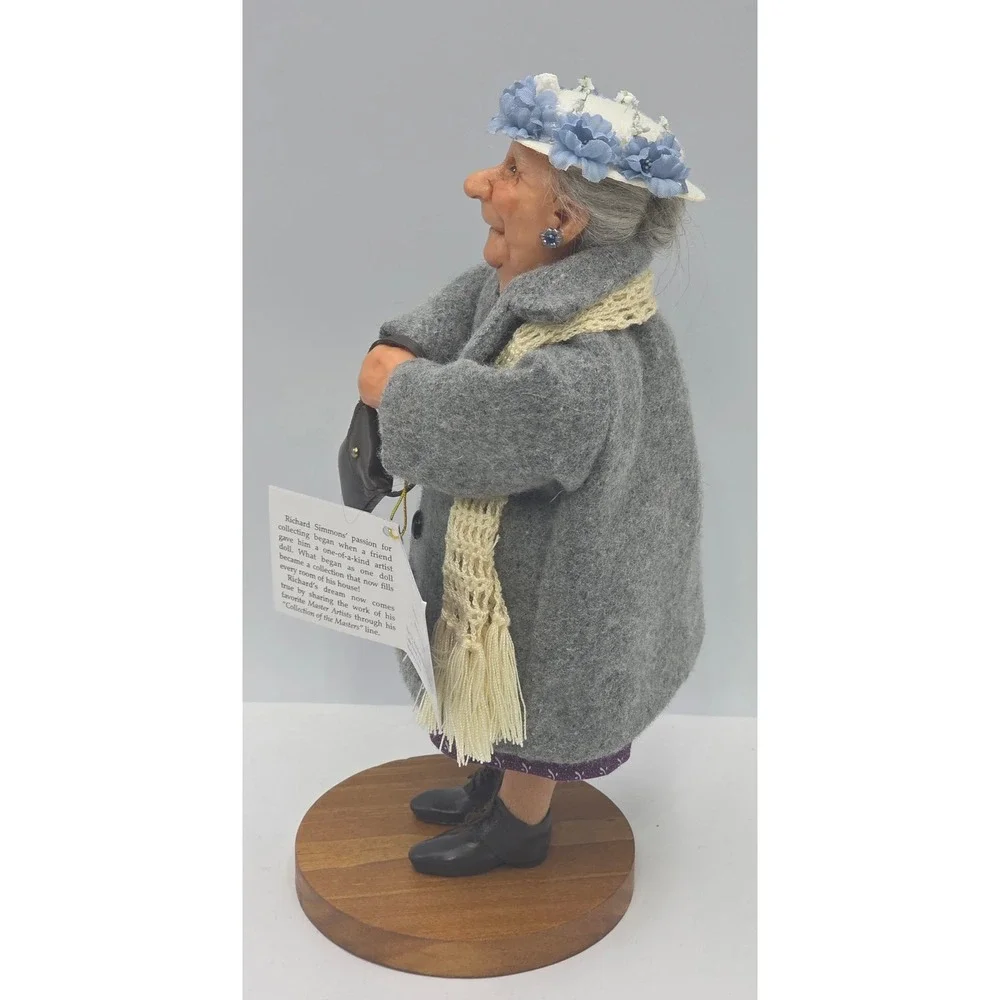 Vintage Richard Simmons Aunt Della Mae Nana's Family Doll‎ Figurine COA in Box
